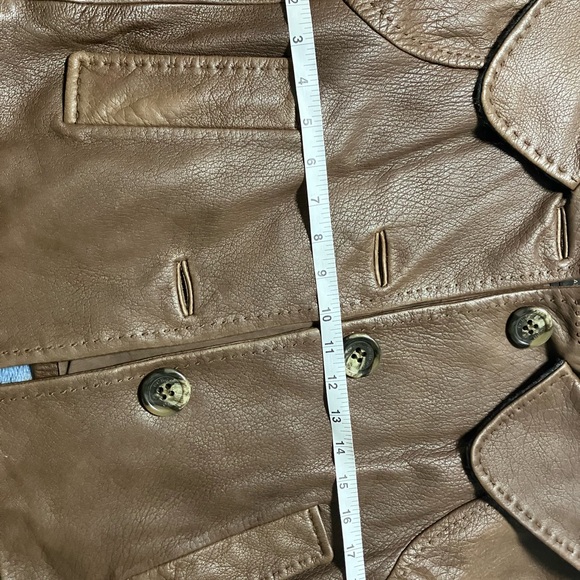 BCBGMaxAzria Brown Leather Jacket - Picture 11 of 11